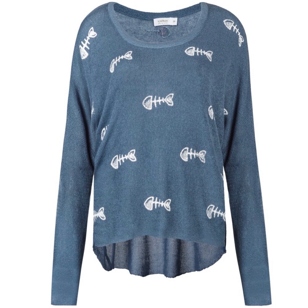 RETAIL $175 NWT! Bone fish sheer knit top. New with tags.